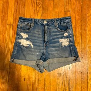 denim shorts